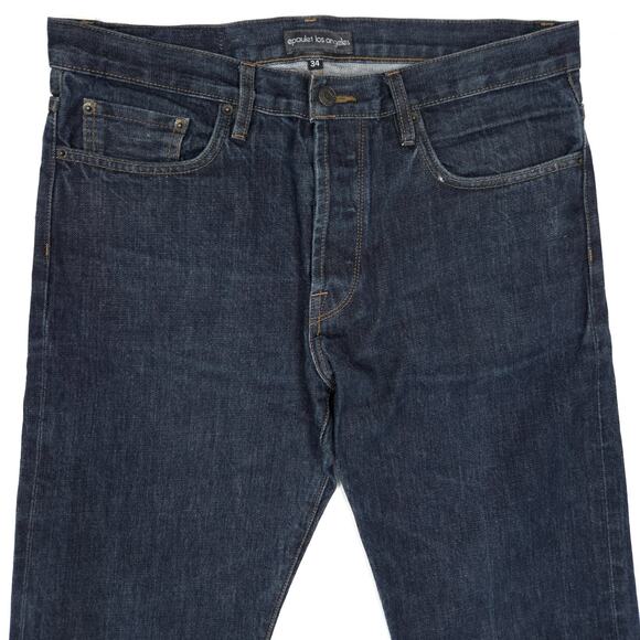 Epaulet Los Angeles Selvedge Denim Jeans Mens 34x36 USA Made Designer EUC - Picture 2 of 8